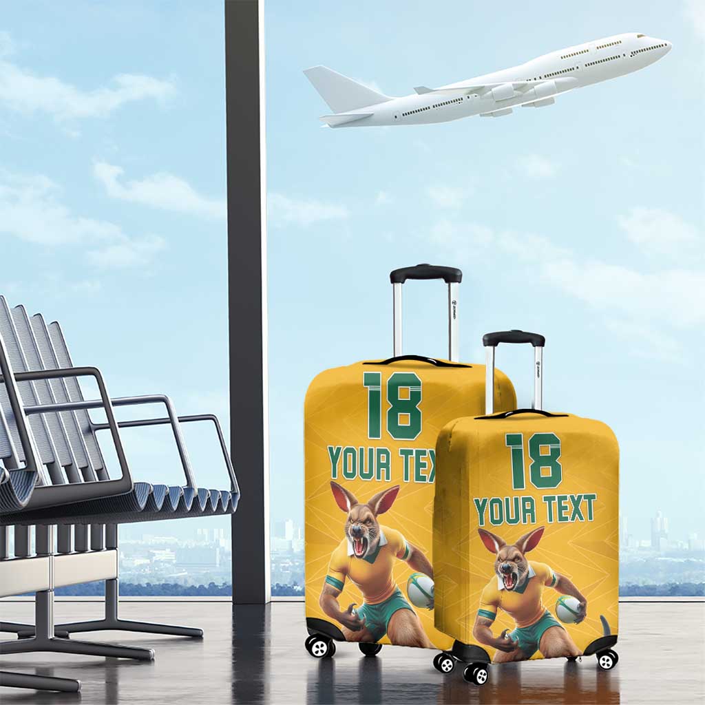 Custom Australia Rugby Luggage Cover Wallabies Mascot Sporty Style LT18