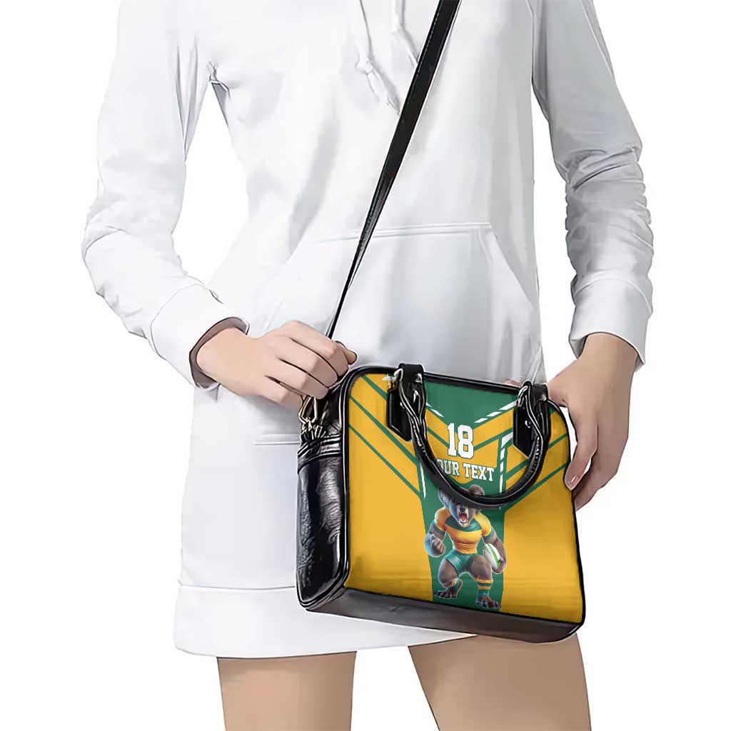 Custom Australia Rugby Shoulder Handbag Koala Mascot Sporty Style LT18