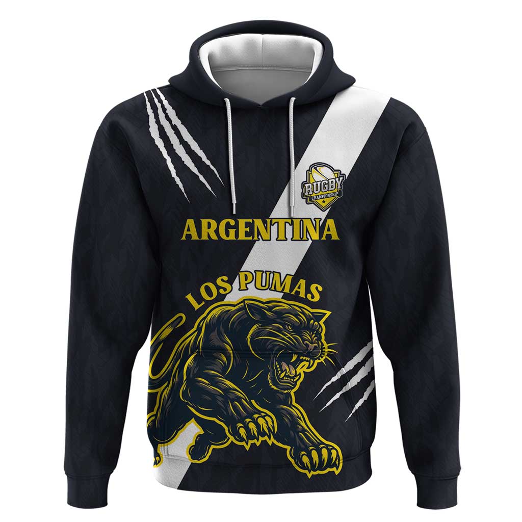 Custom Argentina Rugby Hoodie Pumas Mascot LT18