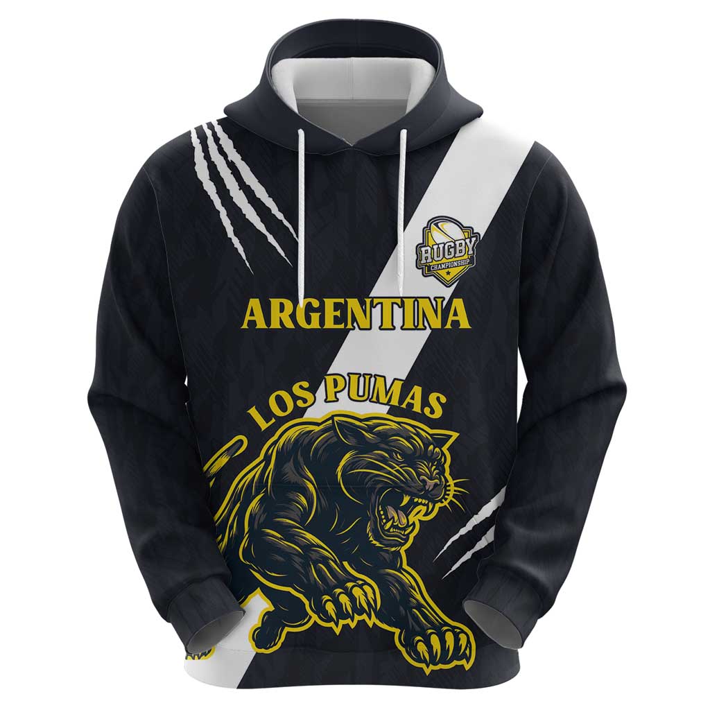 Custom Argentina Rugby Hoodie Pumas Mascot LT18