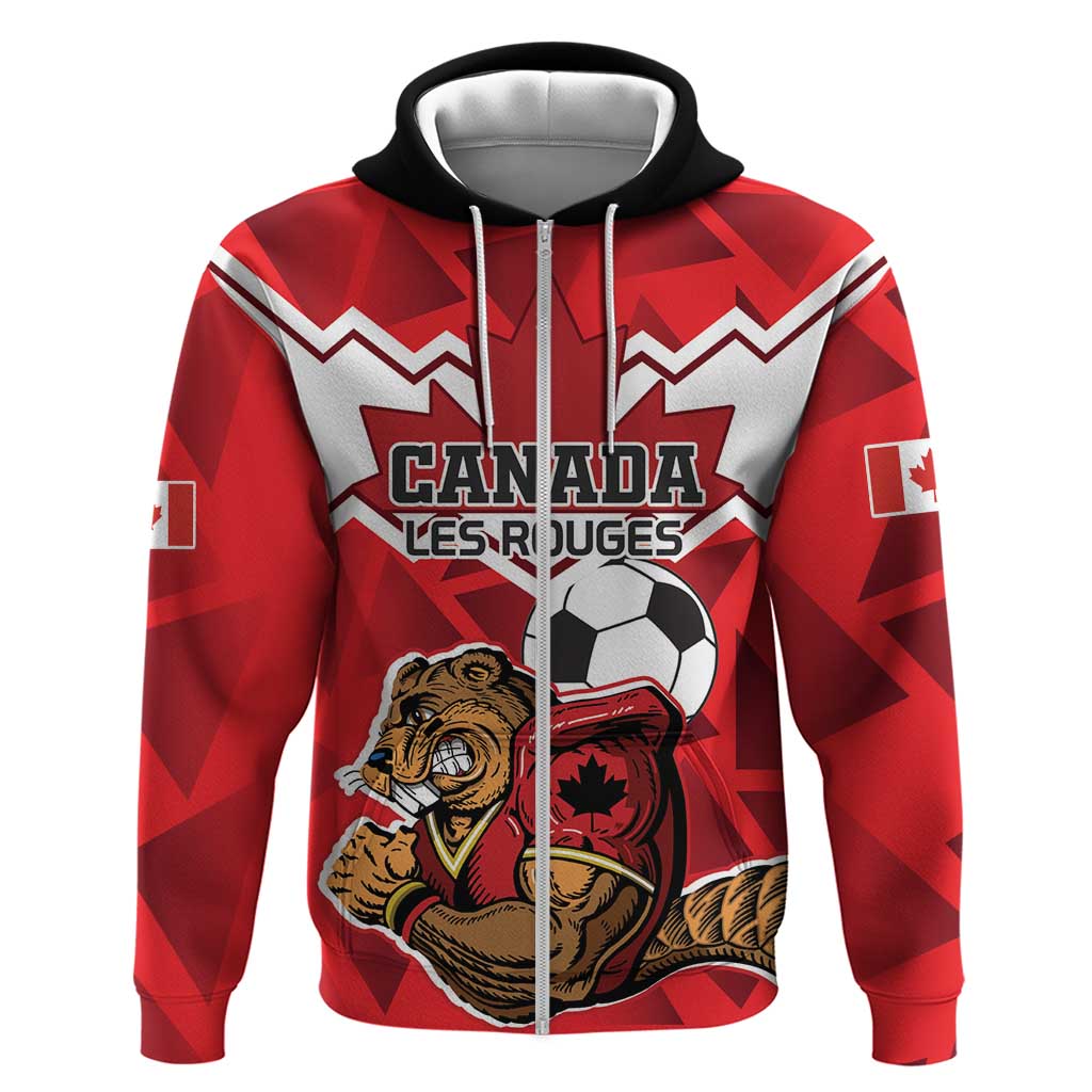 Custom Canada Football Hoodie Beavers Mascot LT18