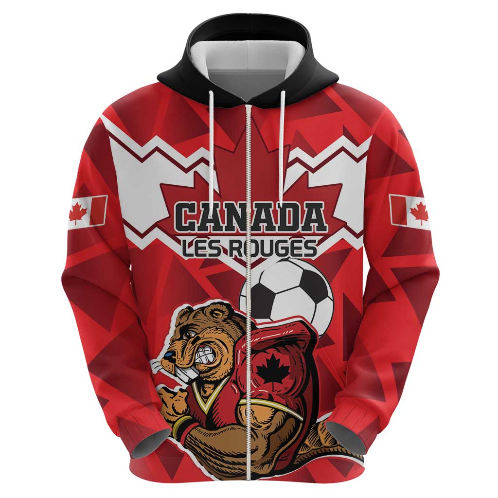 Custom Canada Football Hoodie Beavers Mascot LT18