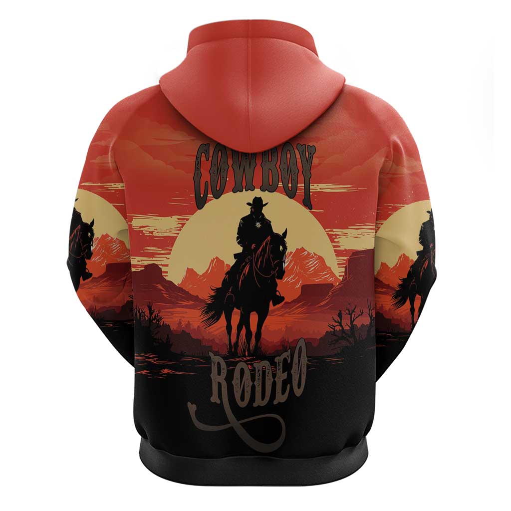Rodeo Cowboy Hoodie Amarillo By Morning LT18