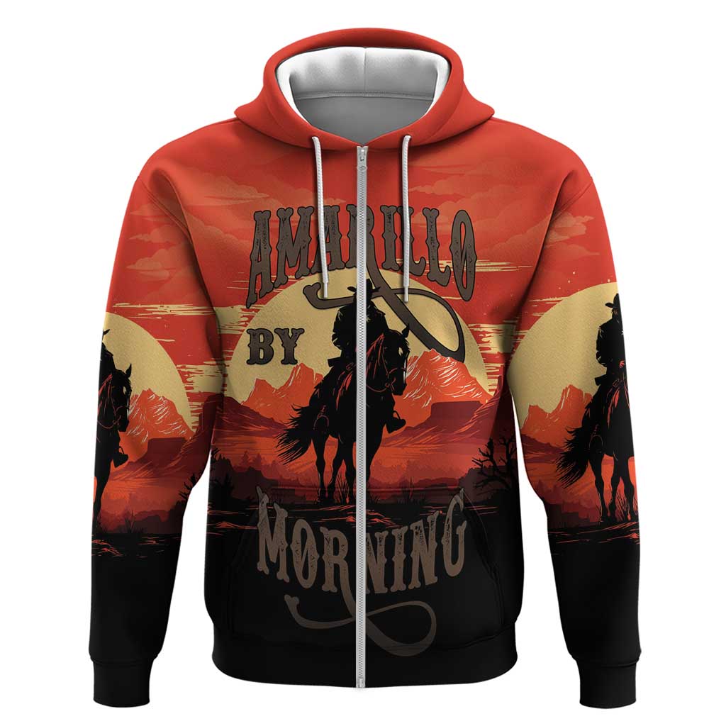 Rodeo Cowboy Hoodie Amarillo By Morning LT18