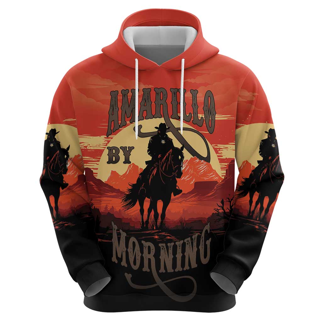 Rodeo Cowboy Hoodie Amarillo By Morning LT18