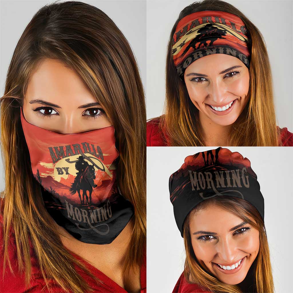 Rodeo Cowboy Neck Gaiter Amarillo By Morning LT18