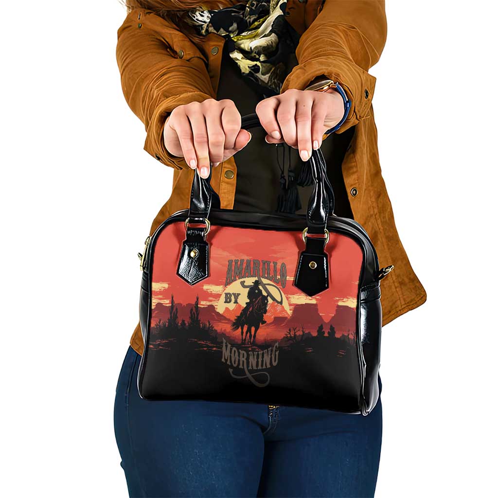 Rodeo Cowboy Shoulder Handbag Amarillo By Morning LT18