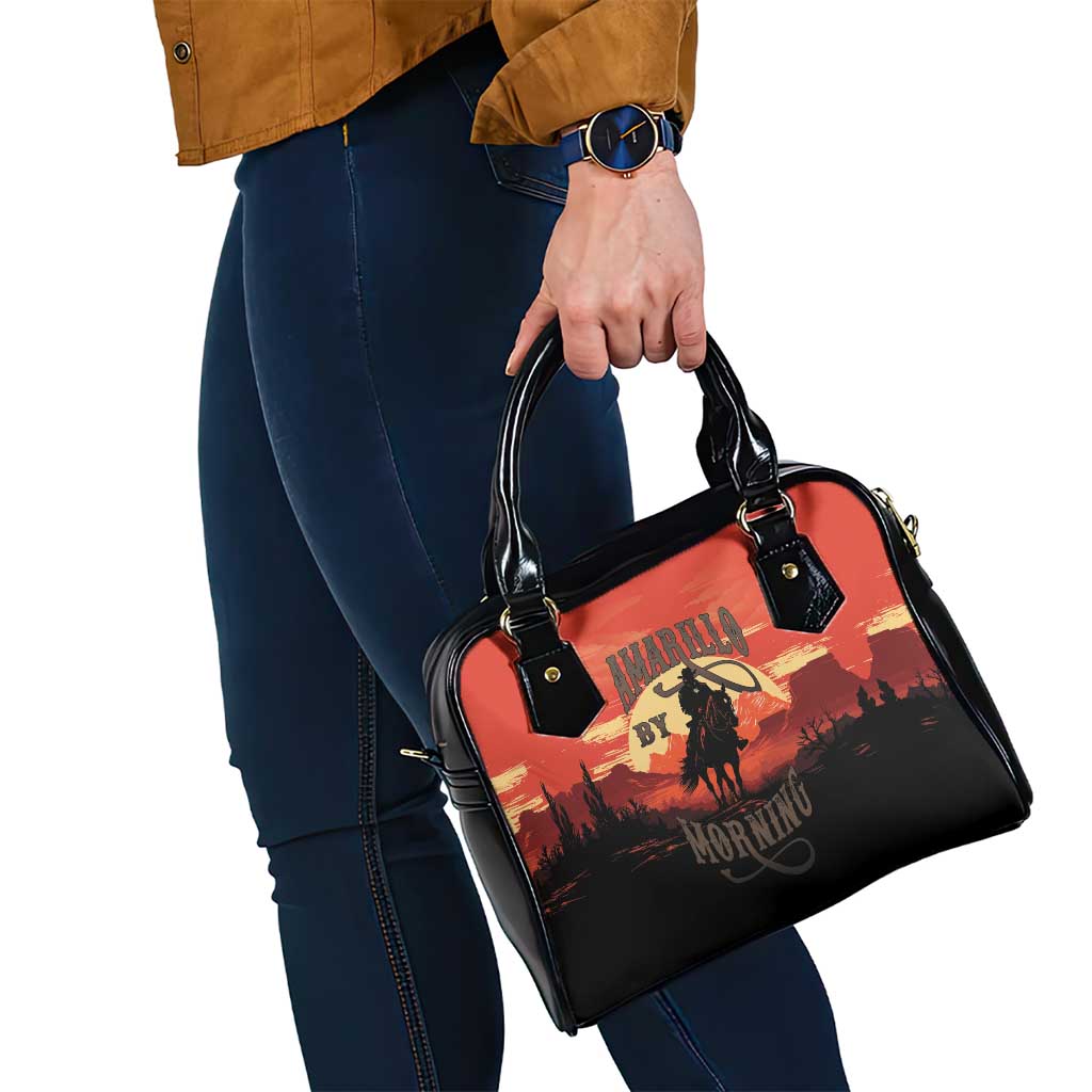 Rodeo Cowboy Shoulder Handbag Amarillo By Morning LT18