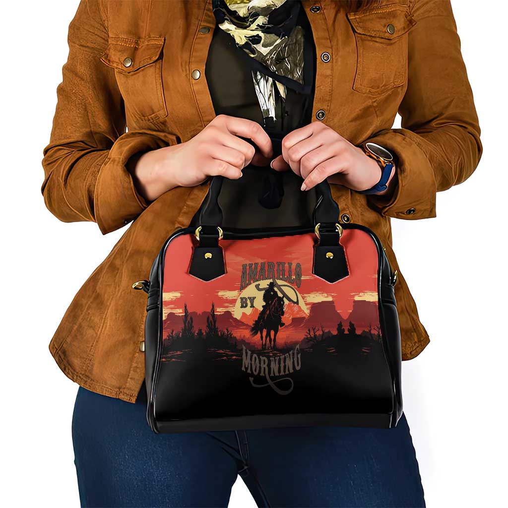 Rodeo Cowboy Shoulder Handbag Amarillo By Morning LT18