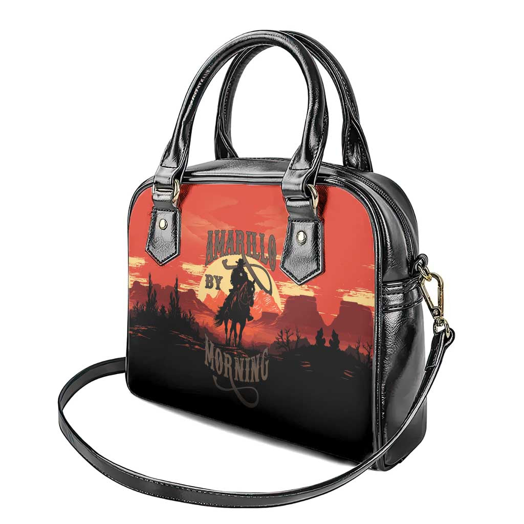 Rodeo Cowboy Shoulder Handbag Amarillo By Morning LT18