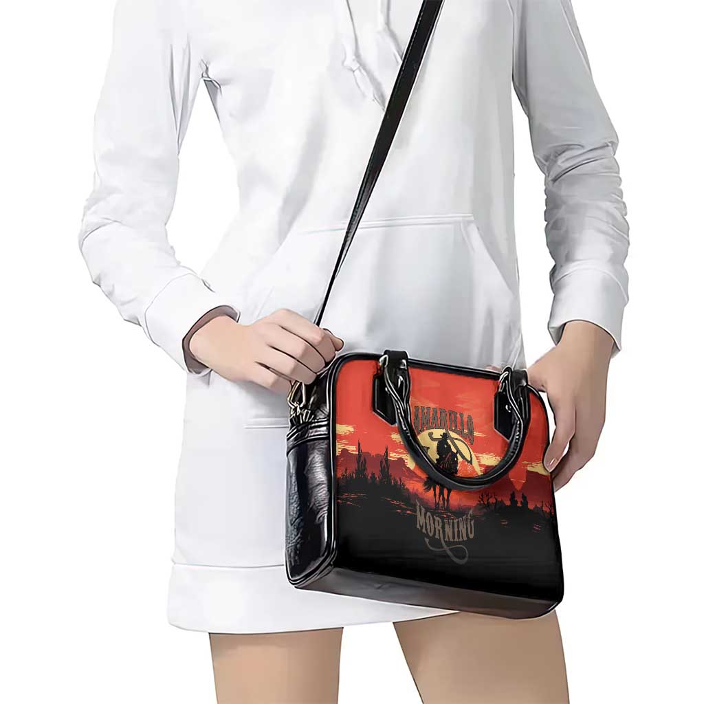 Rodeo Cowboy Shoulder Handbag Amarillo By Morning LT18