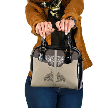 Vintage Western Cowboy Shoulder Handbag Brown Version LT18