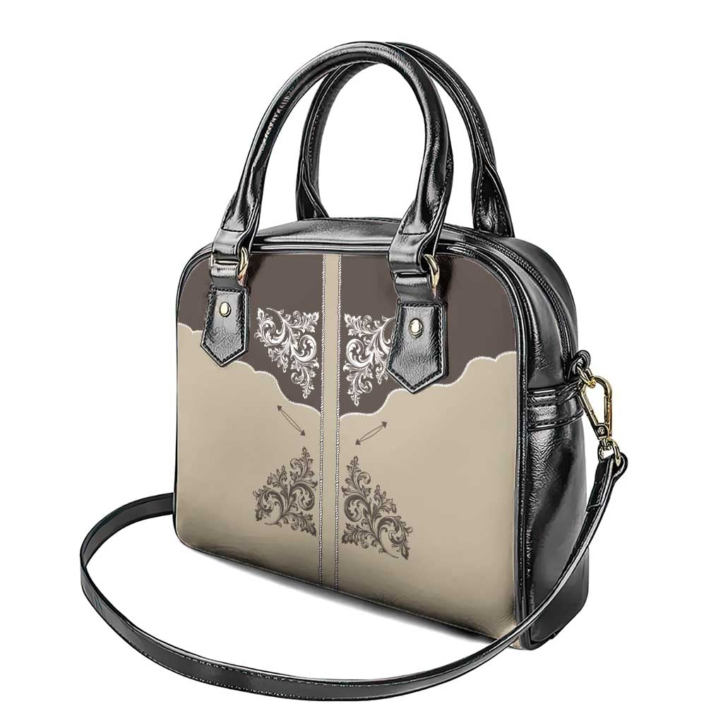 Vintage Western Cowboy Shoulder Handbag Brown Version LT18