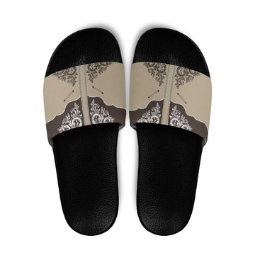 Vintage Western Cowboy Slide Sandals Brown Version LT18