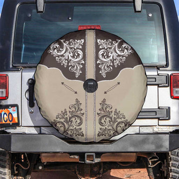 Vintage Western Cowboy Spare Tire Cover Brown Version LT18
