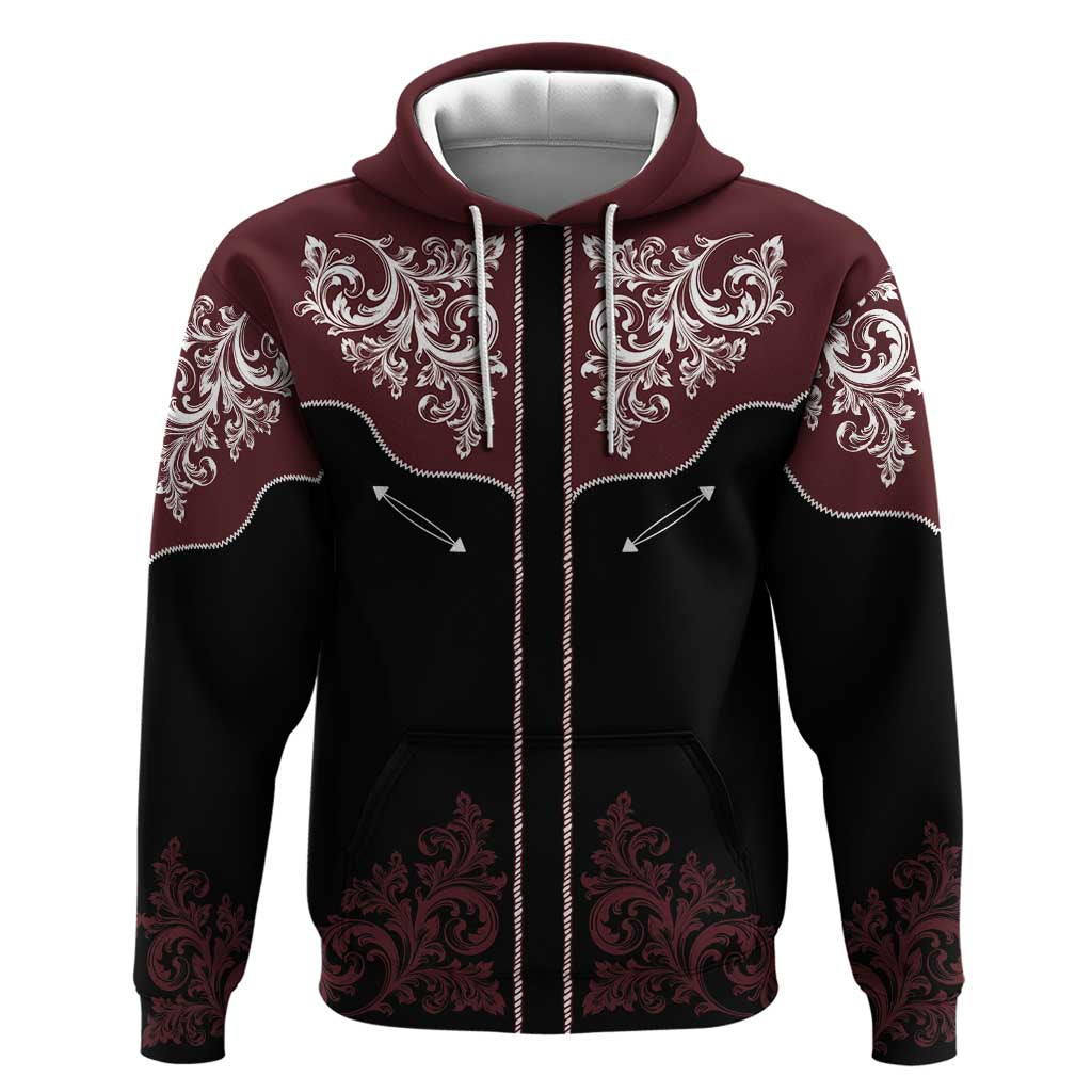 Vintage Western Cowboy Hoodie Black Version LT18