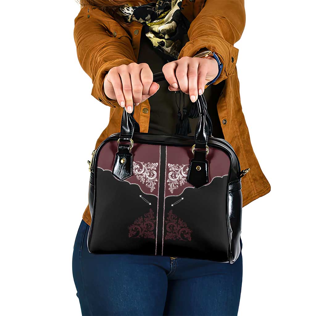 Vintage Western Cowboy Shoulder Handbag Black Version LT18