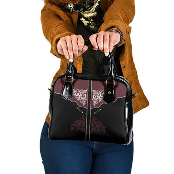 Vintage Western Cowboy Shoulder Handbag Black Version LT18