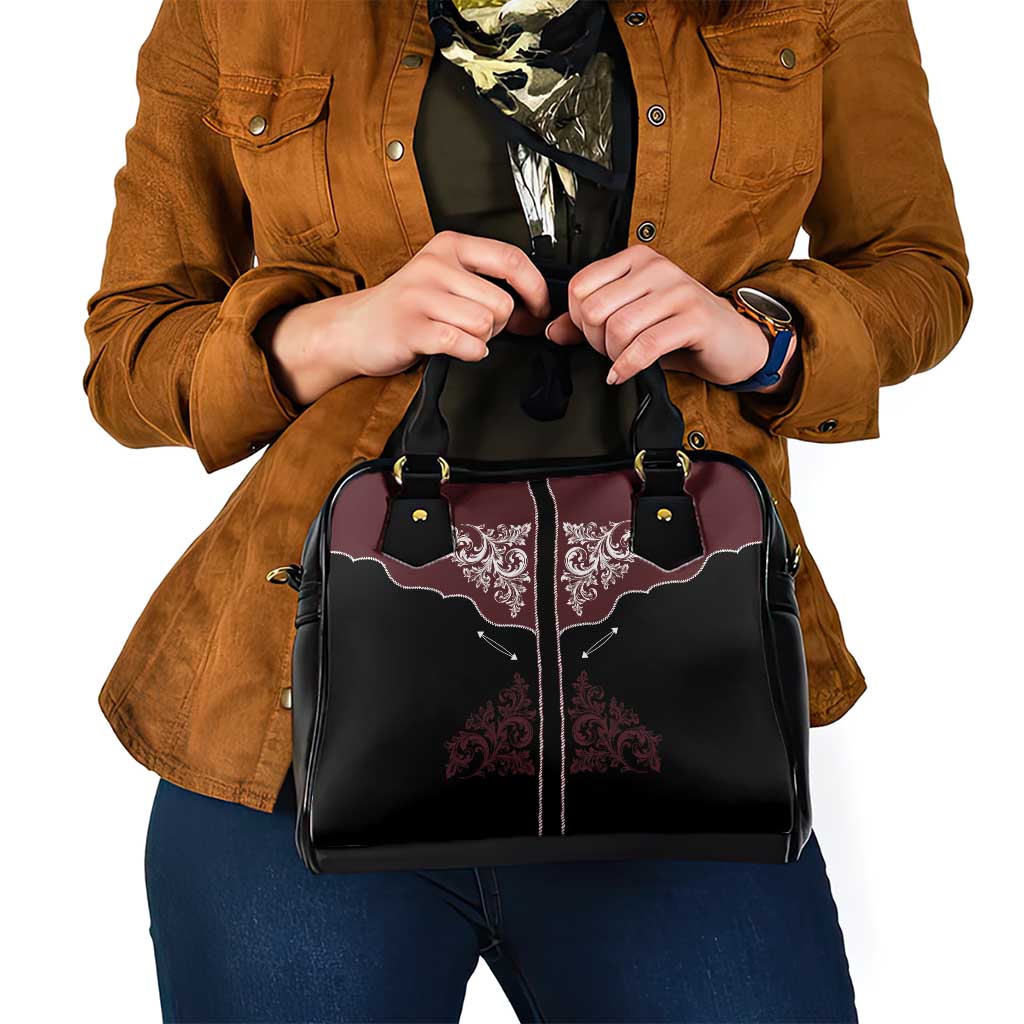 Vintage Western Cowboy Shoulder Handbag Black Version LT18