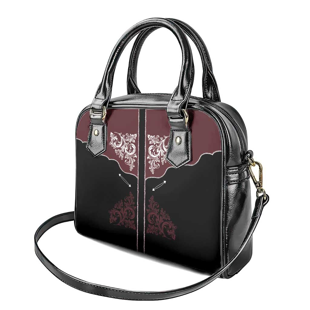 Vintage Western Cowboy Shoulder Handbag Black Version LT18