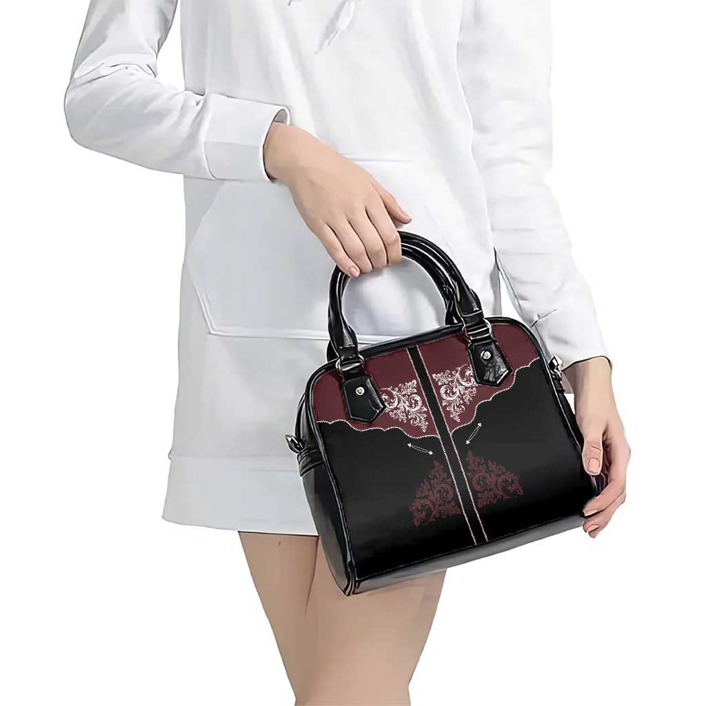 Vintage Western Cowboy Shoulder Handbag Black Version LT18