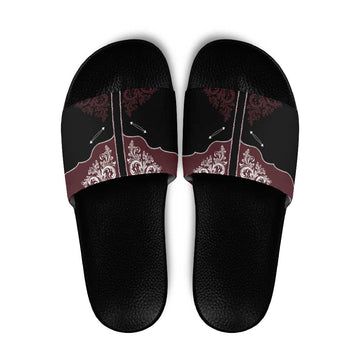 Vintage Western Cowboy Slide Sandals Black Version LT18