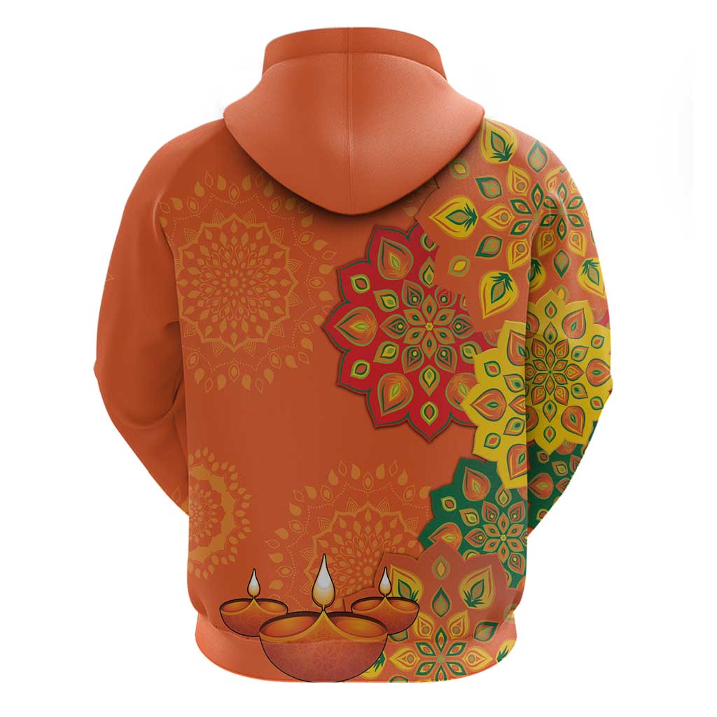 Happy Diwali India Hoodie With Rangoli Patterns LT18