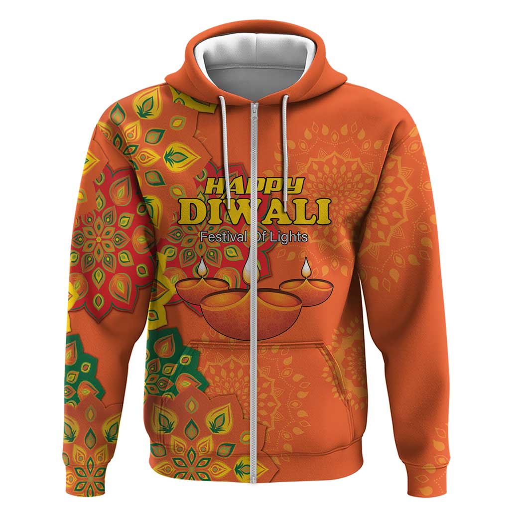 Happy Diwali India Hoodie With Rangoli Patterns LT18