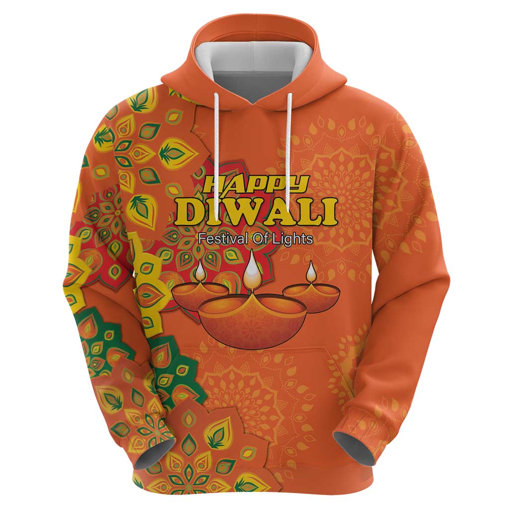 Happy Diwali India Hoodie With Rangoli Patterns LT18