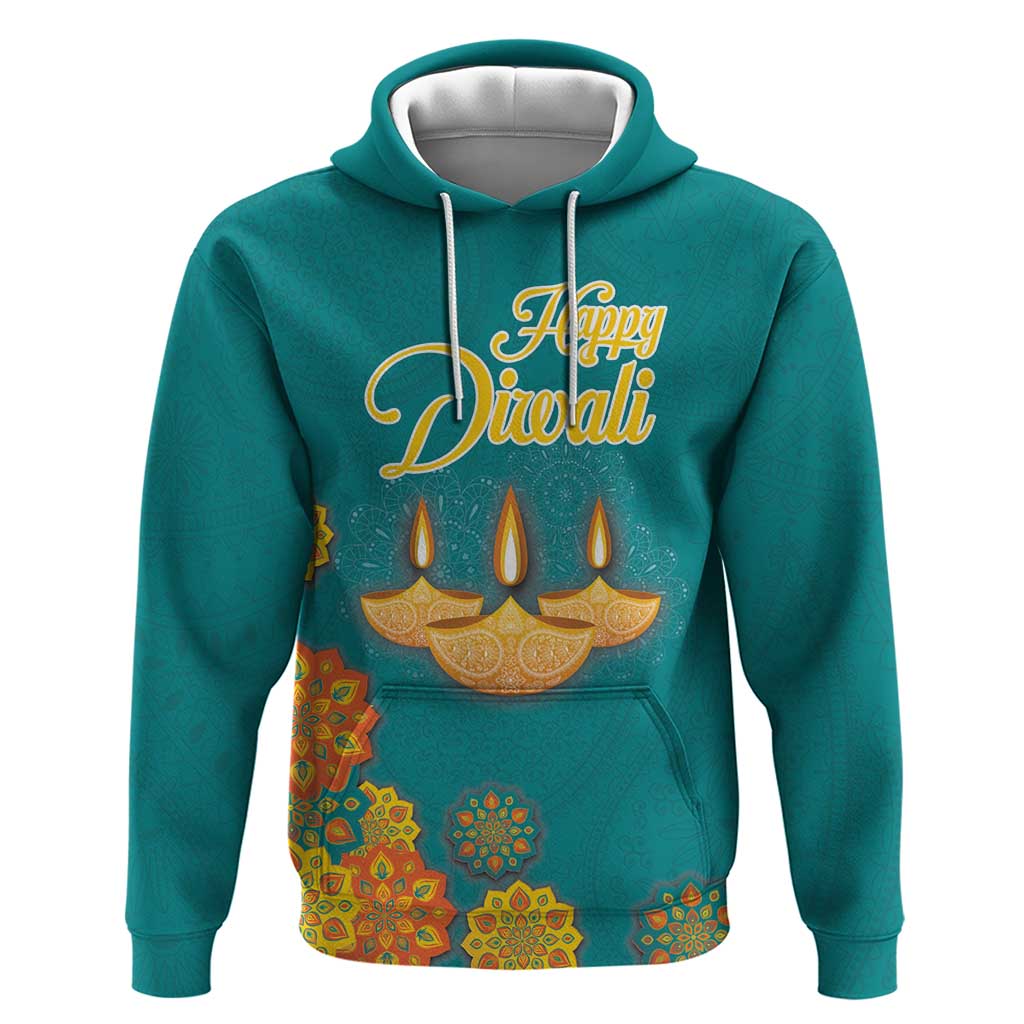 Personalized India Diwali Hoodie Festival Of Light With Diya LT18