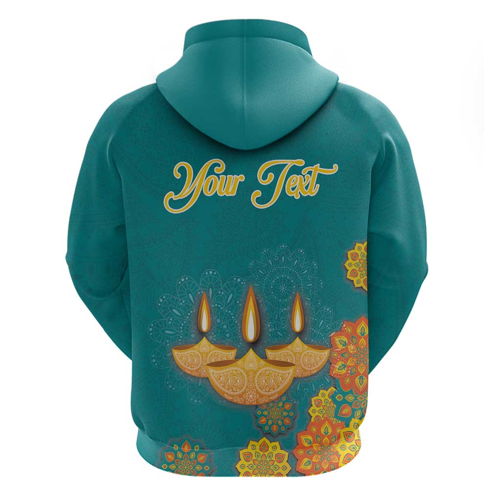 Personalized India Diwali Hoodie Festival Of Light With Diya LT18