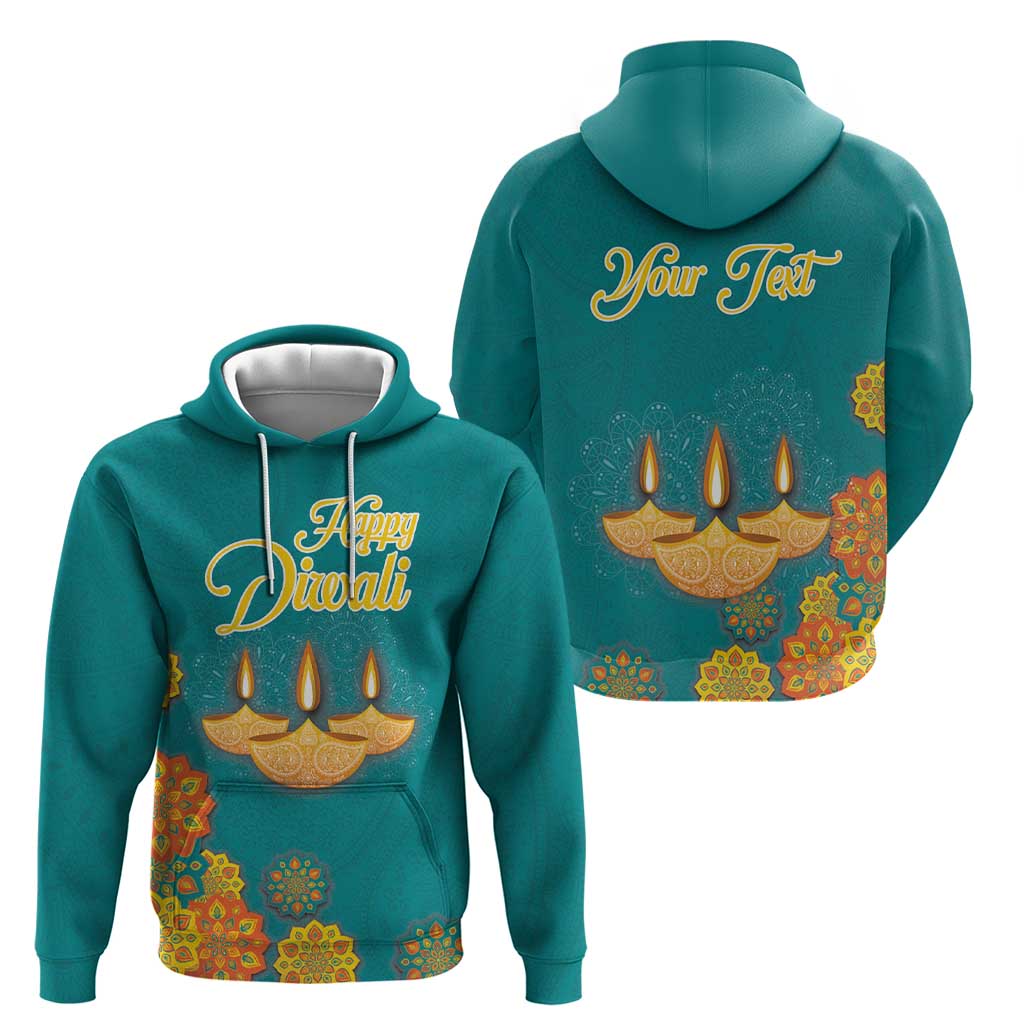 Personalized India Diwali Hoodie Festival Of Light With Diya LT18