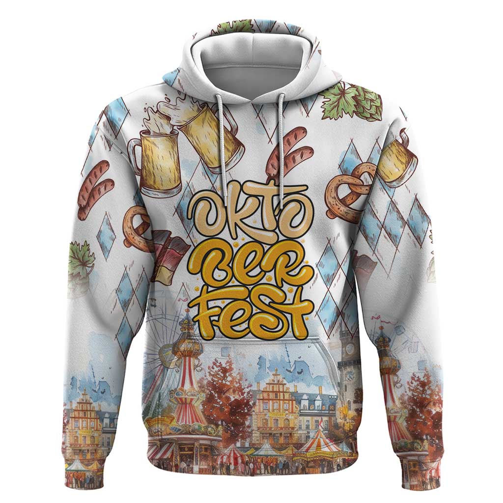 German Oktoberfest Beer Hoodie Heritage Beer Riesenrad Joy LT18