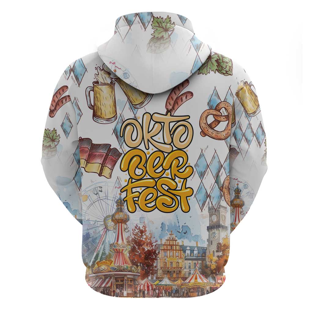 German Oktoberfest Beer Hoodie Heritage Beer Riesenrad Joy LT18