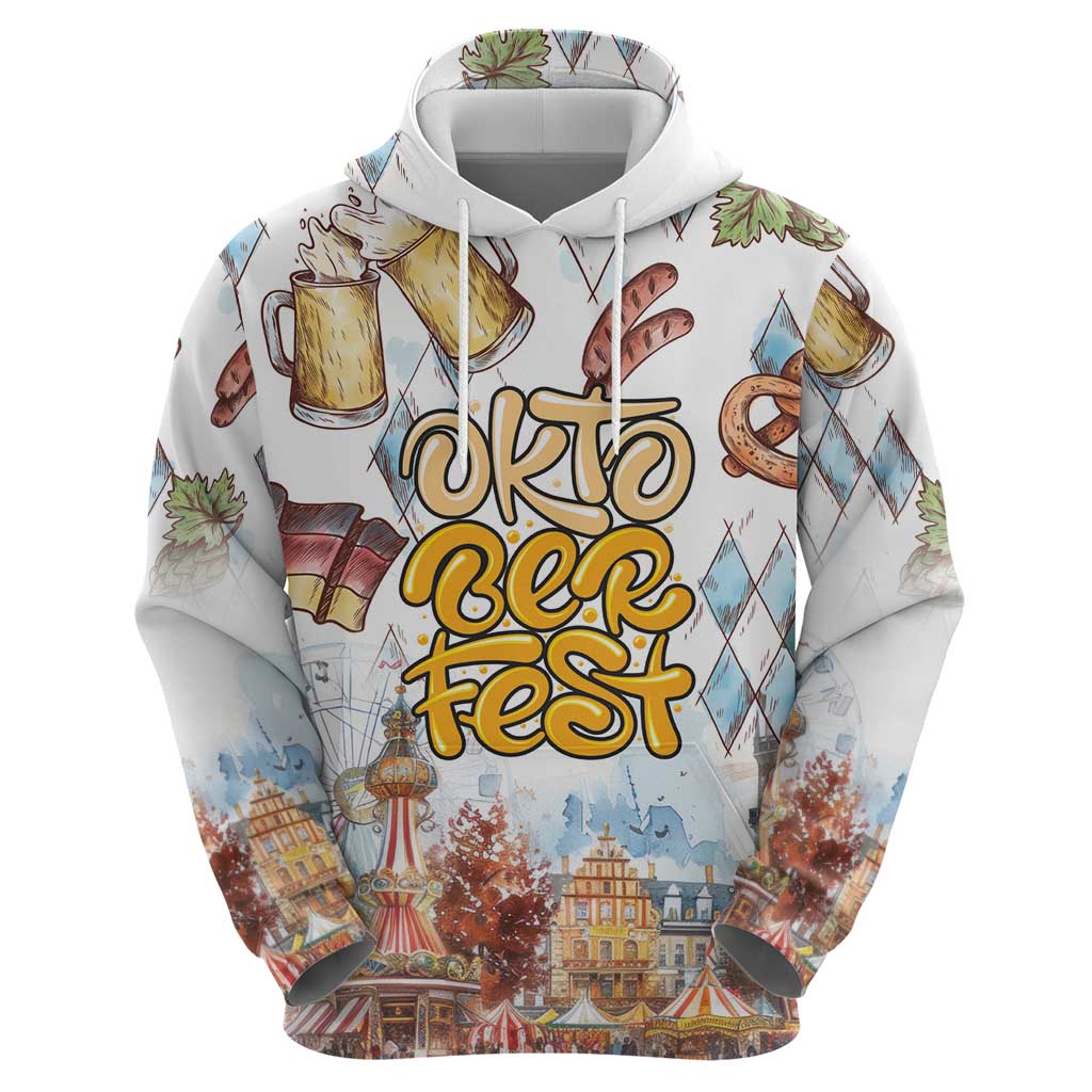 German Oktoberfest Beer Hoodie Heritage Beer Riesenrad Joy LT18