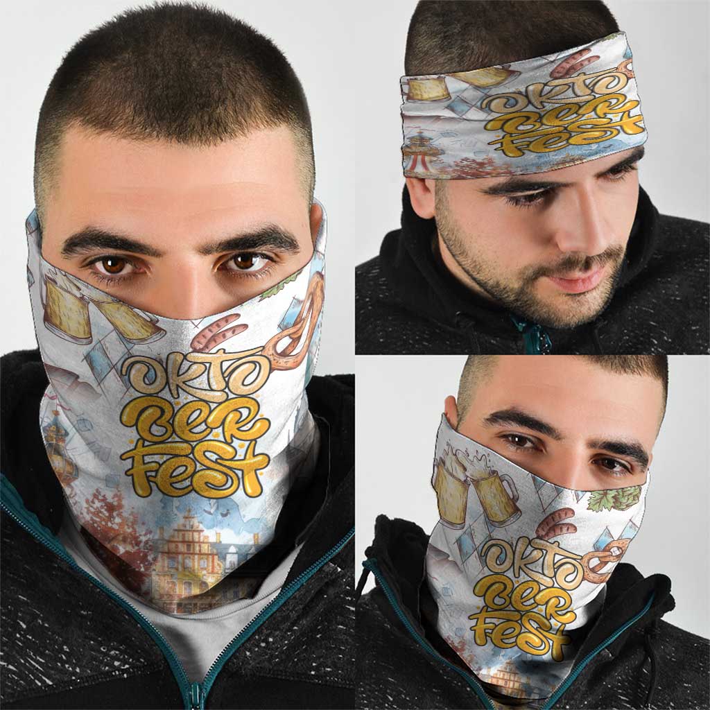 German Oktoberfest Beer Neck Gaiter Heritage Beer Riesenrad Joy LT18
