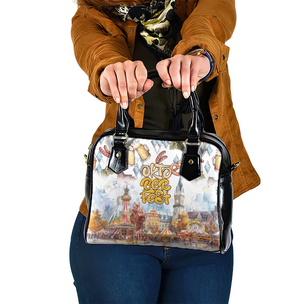 German Oktoberfest Beer Shoulder Handbag Heritage Beer Riesenrad Joy LT18