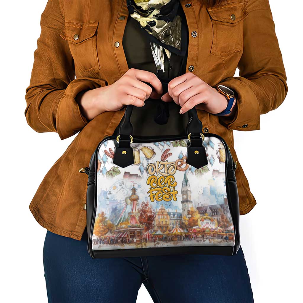 German Oktoberfest Beer Shoulder Handbag Heritage Beer Riesenrad Joy LT18