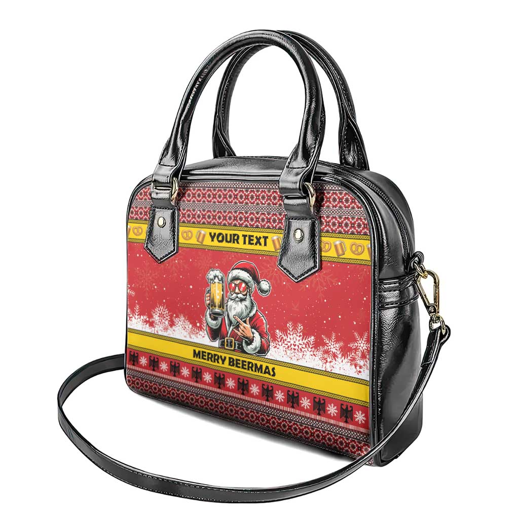 Personalized Germany Christmas Shoulder Handbag Santa Claus Merry Beermas LT18