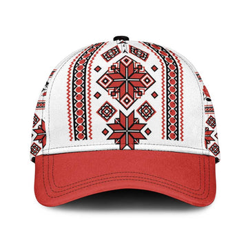 Ukraine Unity Day Classic Cap The Trident With Folk Pattern LT18