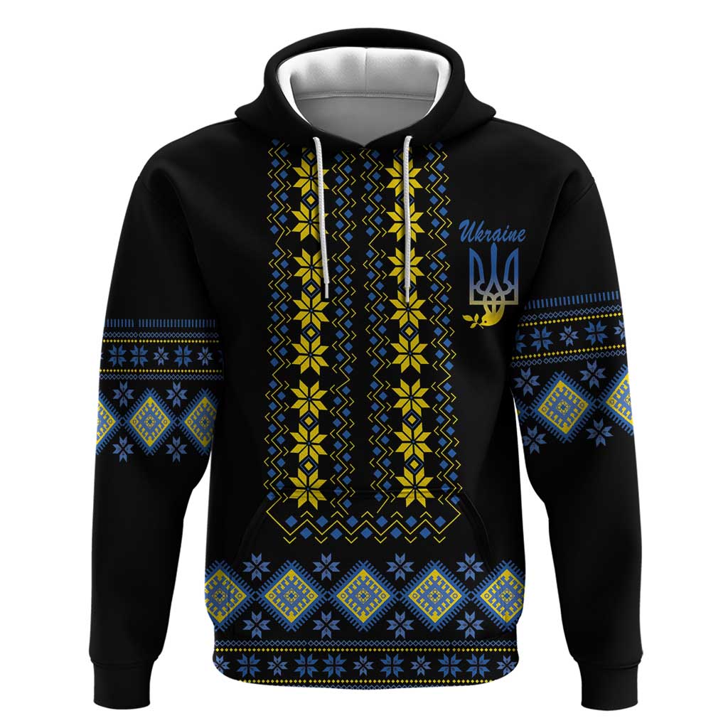 Yellow Ukraine Folk Patterns Hoodie LT18