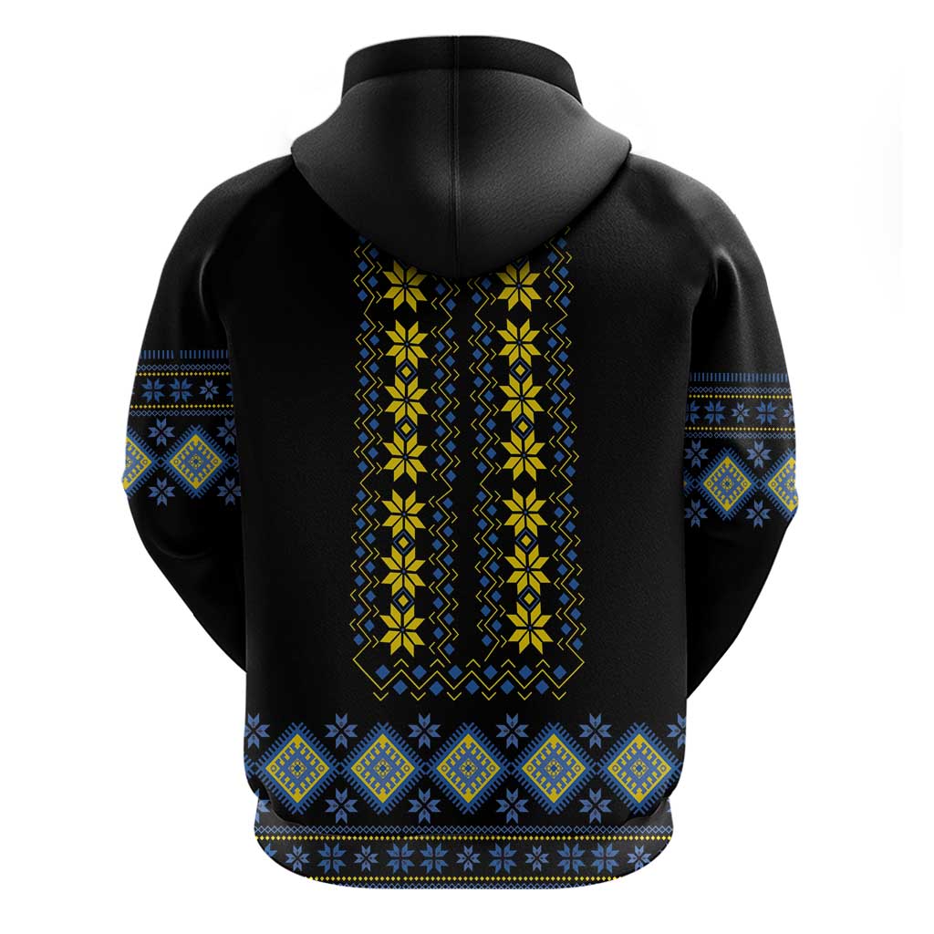 Yellow Ukraine Folk Patterns Hoodie LT18