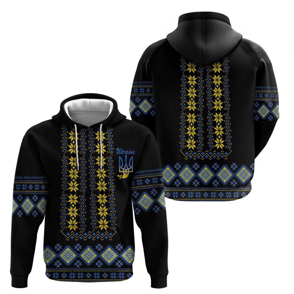 Yellow Ukraine Folk Patterns Hoodie LT18