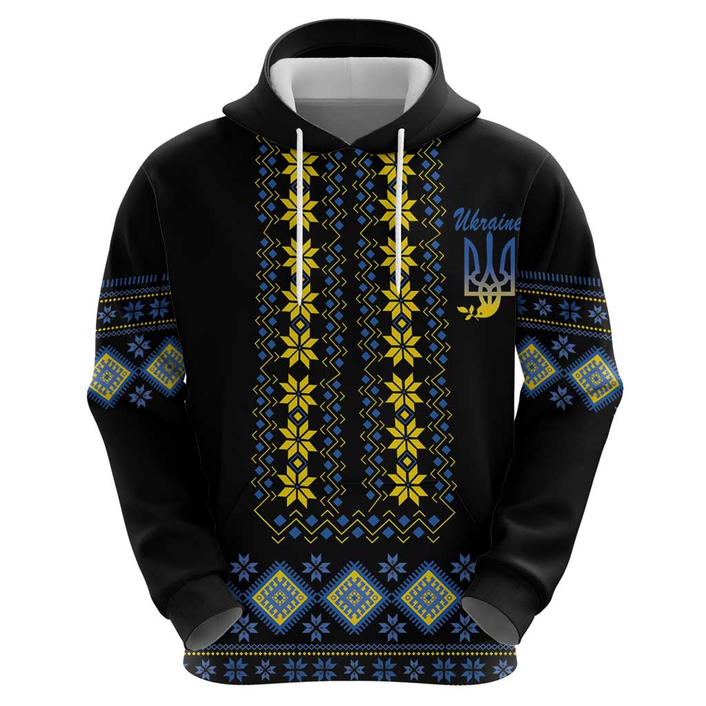 Yellow Ukraine Folk Patterns Hoodie LT18