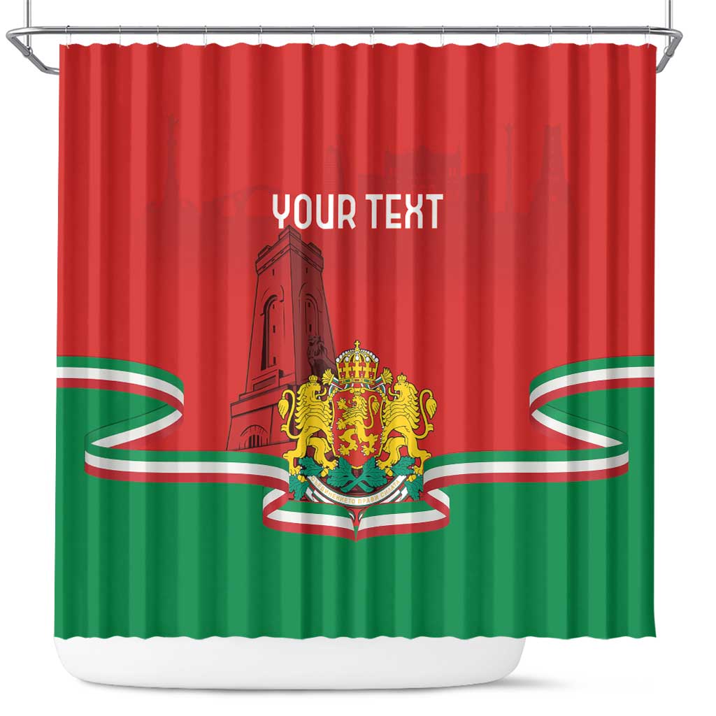 Personalized Bulgaria Liberation Day Shower Curtain Shipka Monument Unity Makes Strength LT18