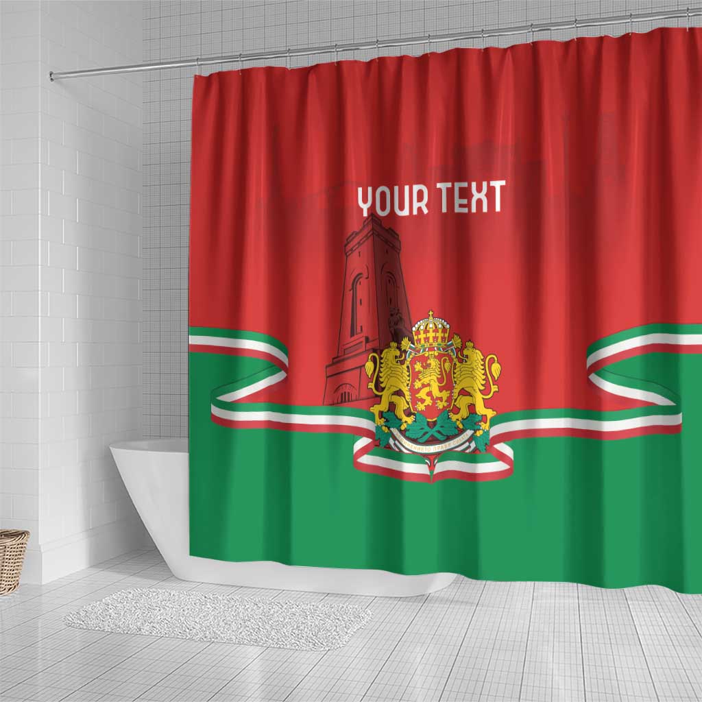 Personalized Bulgaria Liberation Day Shower Curtain Shipka Monument Unity Makes Strength LT18