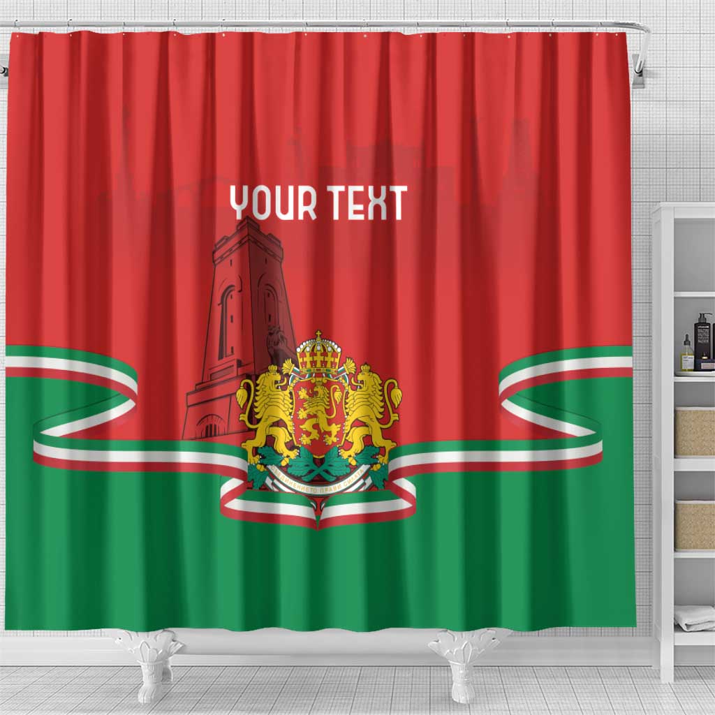 Personalized Bulgaria Liberation Day Shower Curtain Shipka Monument Unity Makes Strength LT18