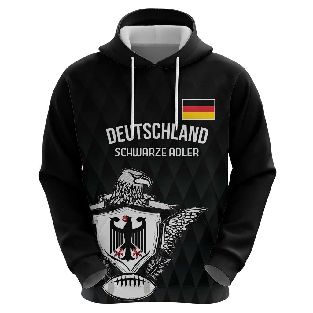 Custom Germany Rugby Hoodie Black Eagles Special Style LT18