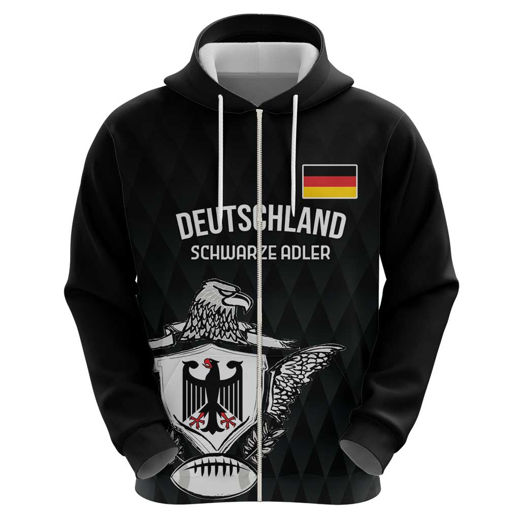 Custom Germany Rugby Hoodie Black Eagles Special Style LT18