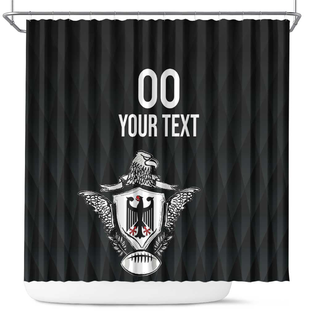 Custom Germany Rugby Shower Curtain Black Eagles Special Style LT18